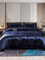 [Dark Blue] SilkSilky  22Momme Bedding Set 001