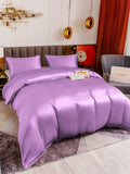 SilkSilky US 19Momme Pure Silk Bedding Set Lavender 003