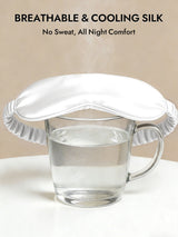 [White] SilkSilky  Eye Mask 004