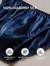 [Dark Blue] SilkSilky  Pure Silk Men's Underwear 004