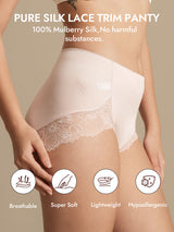 [Pink] SilkSilky  100% Silk Jersey Panty 003