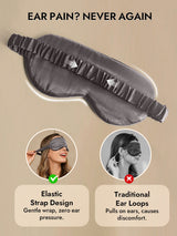 [Dark Gray] SilkSilky  Eye Mask 006