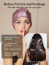 [Pale Mauve] SilkSilky  Sleep Cap 003