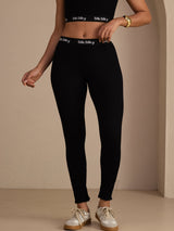 [Black] SilkSilky  Women's Pants 003