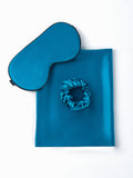 SilkSilky US 19Momme Pure Silk Pillowcase Set Teal 005