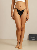 [Black] SilkSilky  Panty 001