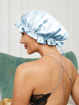 [Light Blue] SilkSilky  Sleep Cap 001