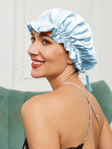 [Light Blue] SilkSilky  Sleep Cap 002