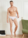 SilkSilky US Silk Knitted Mens Underwear Gray 005