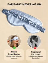[Light Blue] SilkSilky  Eye Mask 006