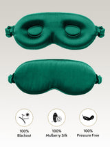 [Dark Green] SilkSilky  Eye Mask 001