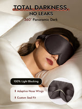 [Dark Gray] SilkSilky  Eye Mask 002