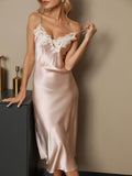 SilkSilky-US-19Momme-Pure-Silk-Sleeveless-V-Neck-Dress-Pink-005