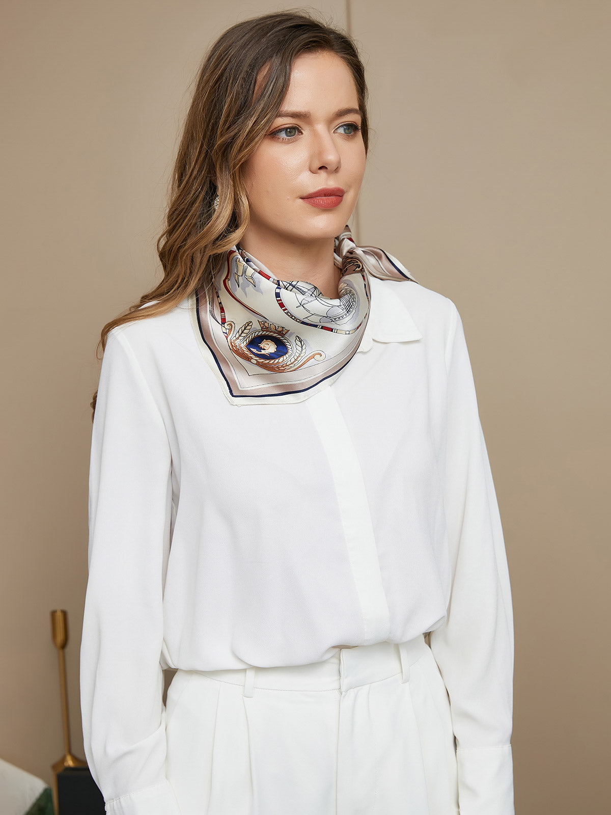 [P043] SilkSilky  Pure Silk Scarf 003,