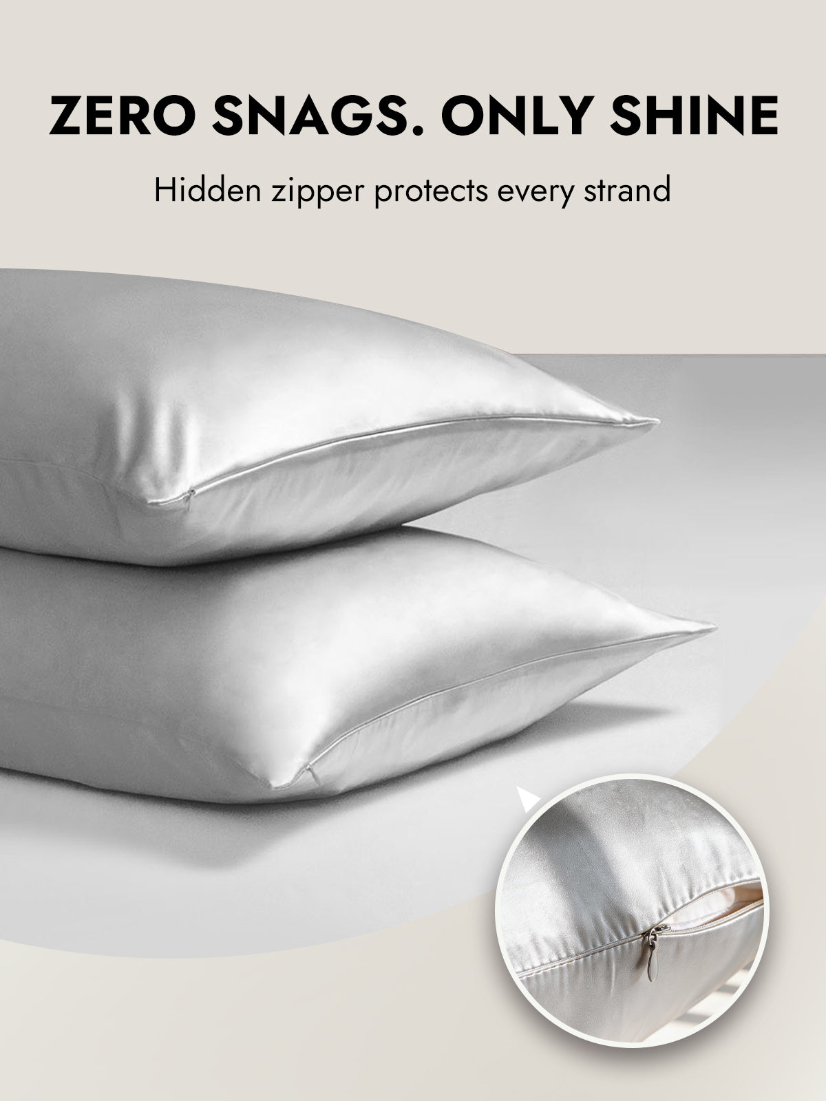 [Silver] SilkSilky  22Momme Pillowcase 006