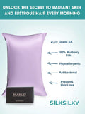 100% Mulberry Silk Pillowcase with Envelope Closure (Buy 3, Get 1 Free )