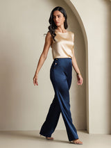 [Champagne] SilkSilky  Sleeveless Round Neck Camisole Top 007