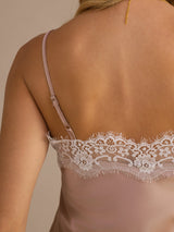 [Tuscany] SilkSilky  Spaghetti Strap V Neck Camisole Top 004