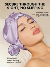 [Lavender] SilkSilky  Sleep Cap 004