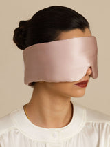 [PaleMauve+LightPink] SilkSilky  Eye Mask 001