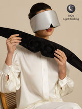 [Light Gray] SilkSilky  Eye Mask 001
