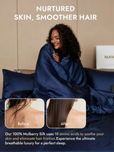 [Dark Blue] SilkSilky  25Momme Duvet Covers 004