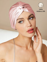 [Pink] SilkSilky  Sleep Cap 001