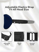 [Dark Blue] SilkSilky  Eye Mask 004