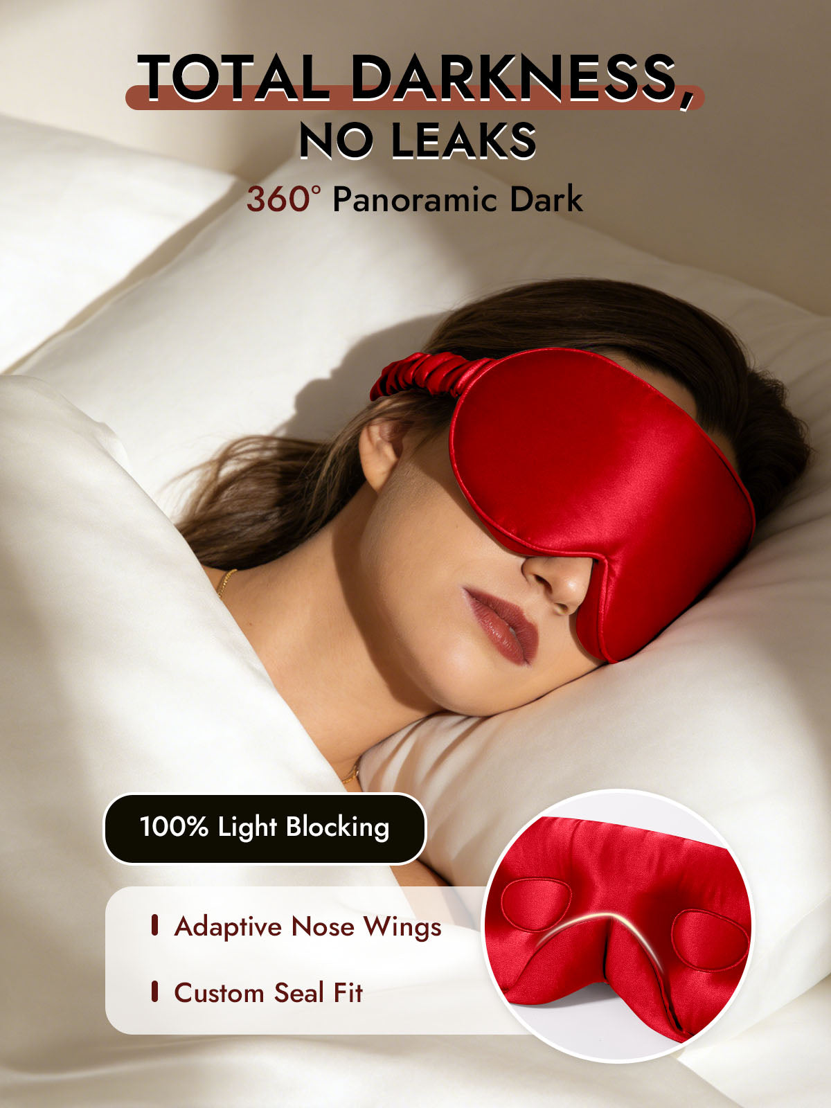 [Wine] SilkSilky  22Momme Eye Mask 002