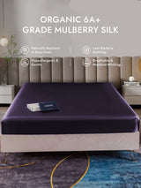 [Deep Purple] SilkSilky  25Momme Sheet 001