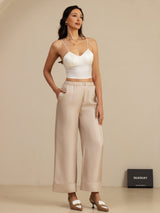[Tan] SilkSilky  Women's Pants 004