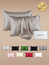 [Gray] SilkSilky  30Momme Pillowcase 001