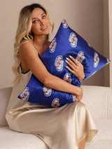 [Navy Seahorse] SilkSilky  Pillowcases 006