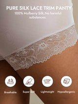 [Gray] SilkSilky  100% Silk Jersey Panty 003