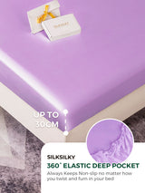 [Lavender] SilkSilky  19Momme Bedding Set 004