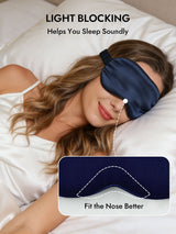 [Dark Blue] SilkSilky  Eye Mask 003
