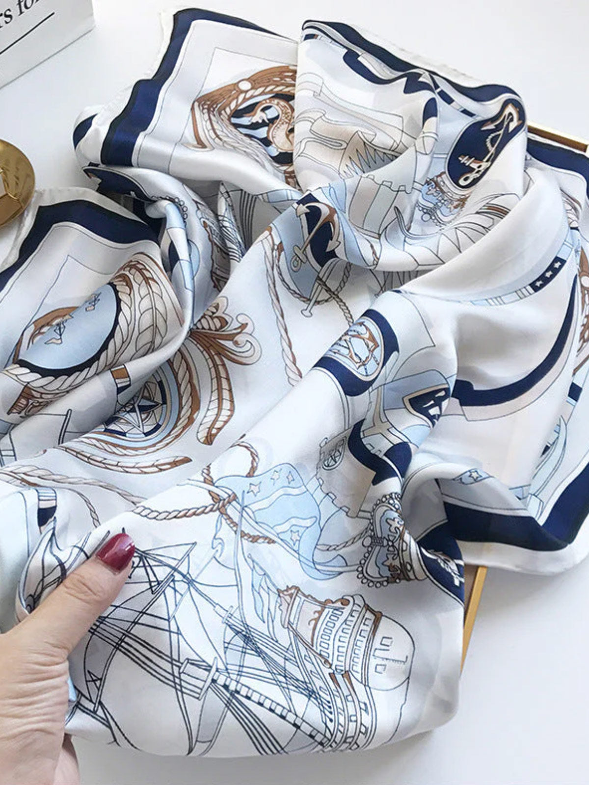 [P007] SilkSilky  Pure Silk Scarf 002,