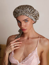 [Leopard] SilkSilky  Sleep Cap 003