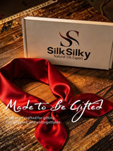 [Red] SilkSilky  Scarf 005