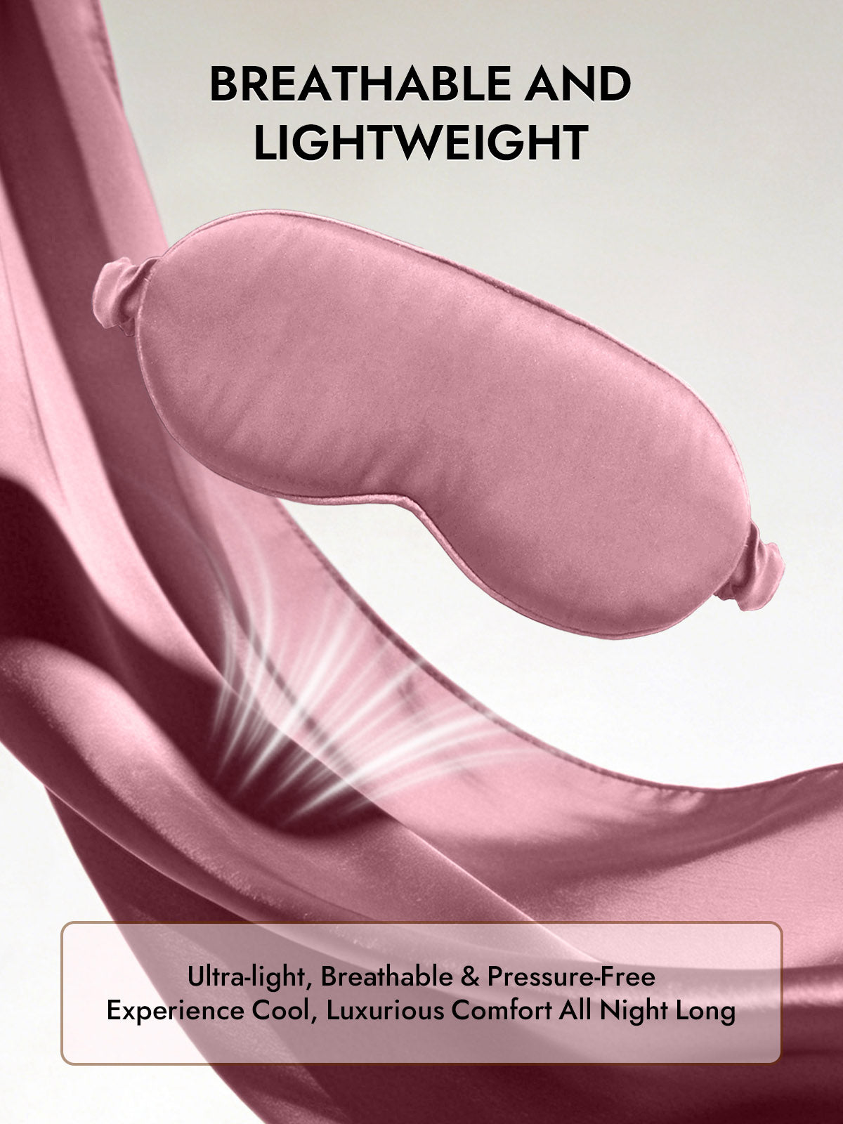 [Pale Mauve] SilkSilky  Pure Silk Eye Mask 005