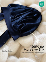 [Dark Blue] SilkSilky  Sleep Cap 002