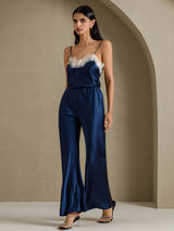 [Dark Blue] SilkSilky  Women's Pants 006