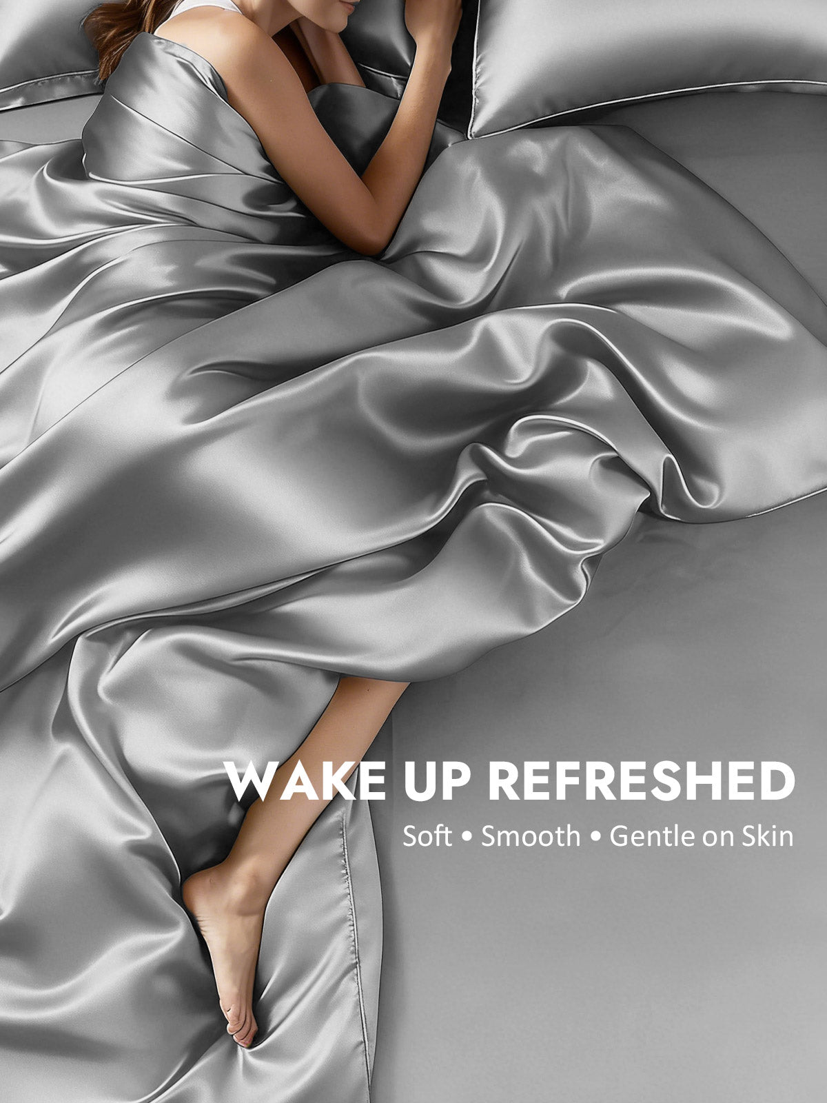 [Silver] SilkSilky  19Momme Silk Bedding Set 004