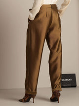 [Bronze] SilkSilky  32Momme Silk Womens Pants 002