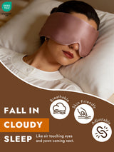 [PaleMauve+LightPink] SilkSilky  Pure Silk Eye Mask 002