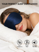 [Dark Blue] SilkSilky  Eye Mask 005