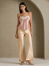 [Tuscany] SilkSilky  Spaghetti Strap V Neck Camisole Top 005