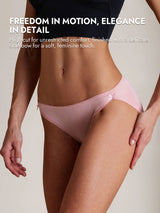 [Pink] SilkSilky  100% Silk Jersey Panty 006