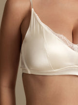 [White] SilkSilky  Bra 004