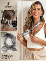 [Gray] SilkSilky  Scarf 003